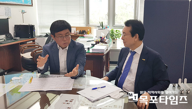 김종식 목포시장이 2021년 국비사업 예산 확보를 위해 총력를 다하고 있다.